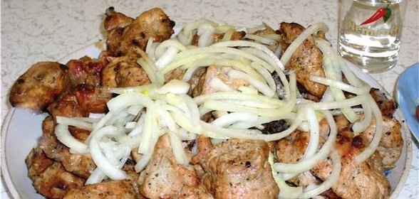 Шашлык из свинины без уксуса