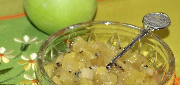 Конфитюр из яблок и киви. Тест-драйв