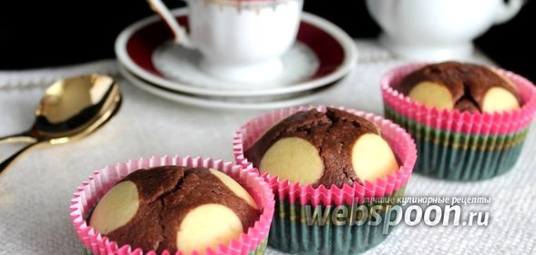 Маффины в горошек