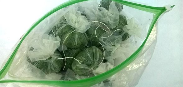 Порционная замороженная петрушка на зиму