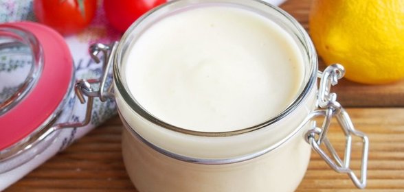 Рисовый «майонез» с лимонным соком