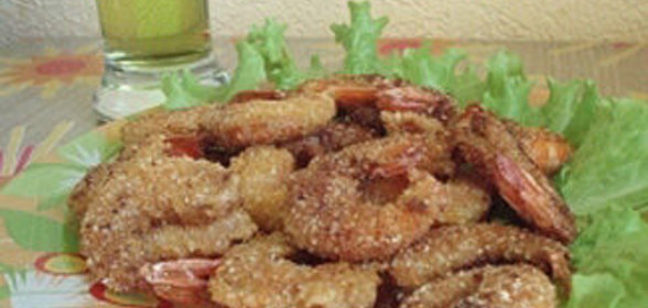 Креветки в панировке