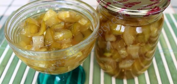 Варенье кабачковое с лимоном