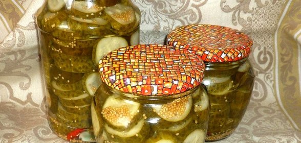 Огурцы маринованные кружочками на зиму