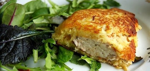 Куриные отбивные в картофельном кляре