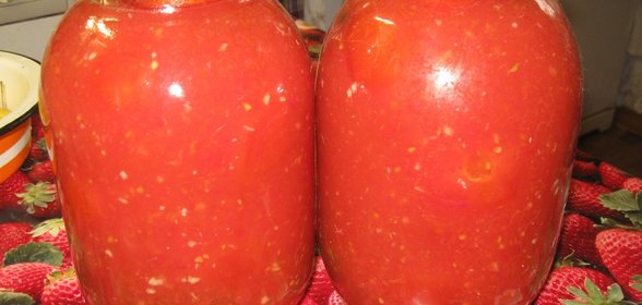 Помидоры в собственном соку на зиму