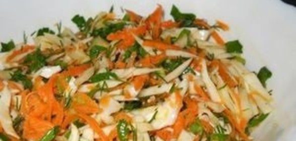 Капуста с морковью и уксусом