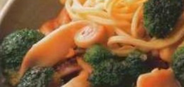 Кальмары с брокколи