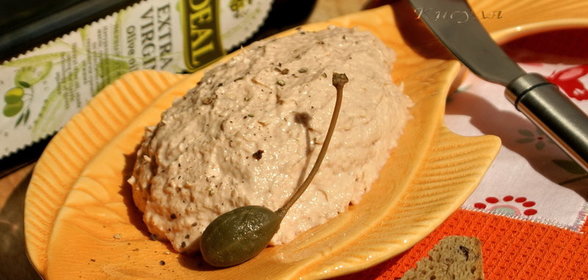 Паштет из копчёной лососины