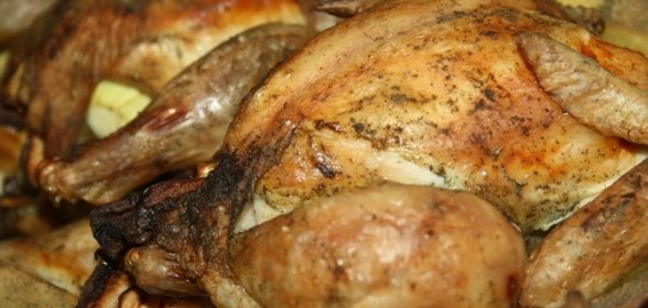 Томленые в духовке корнишоны с кабачком, яблоком и картофельными дольками (без жира и масла)