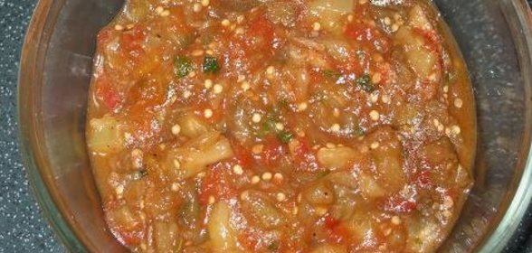 Икра на зиму из запеченных овощей