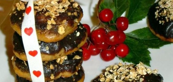 Мягкое печенье с бананом и творогом