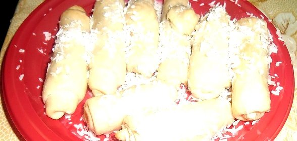 Кокосовые трубочки