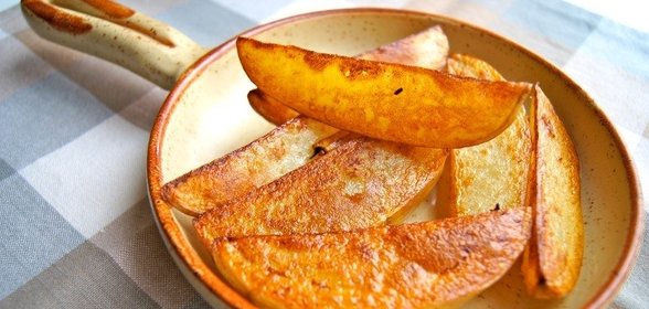 Картофель по-деревенски дольками