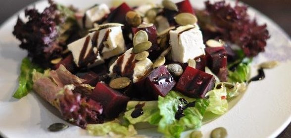 Салат из свеклы с фетой