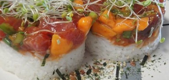 Острый Тунец с Манго и Рисом ! ! !