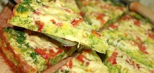 Пицца из кабачков