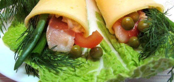 Сырные кульки для фуршета