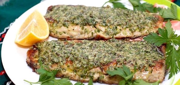 Скумбрия с сыром, запеченная в духовке