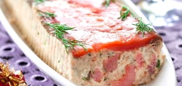 Парфе из креветок