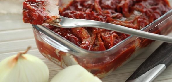 Сельдь в томатном маринаде