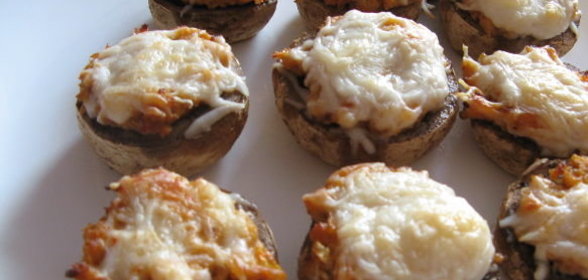 Шампиньоны, запеченные с сыром