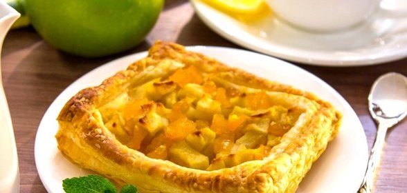 Тарты с тыквой и яблоками