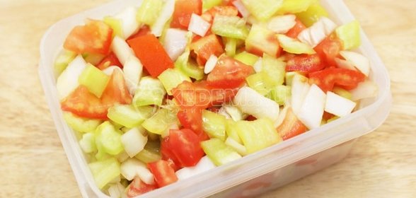Овощная смесь к мясу на зиму