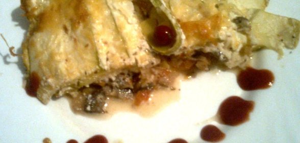 Кабачковая фитнес-лазанья