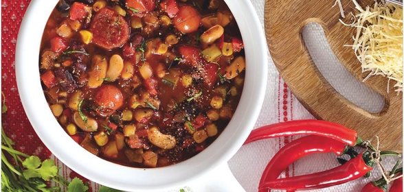 Овощной суп-чили