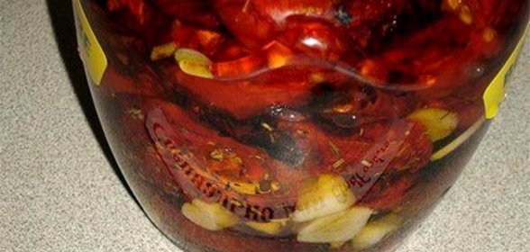 Домашние вяленые помидорчики