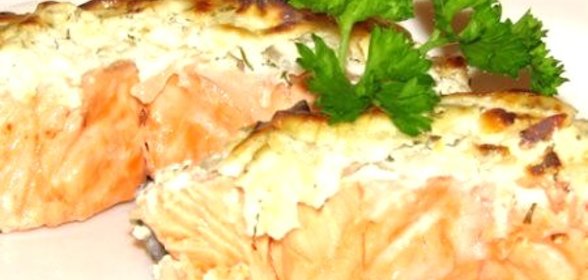 Горбуша, запеченная в фольге