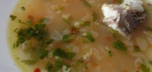 Суп харчо из говядины с аджикой