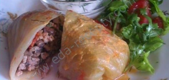 Голубцы с сыром фета