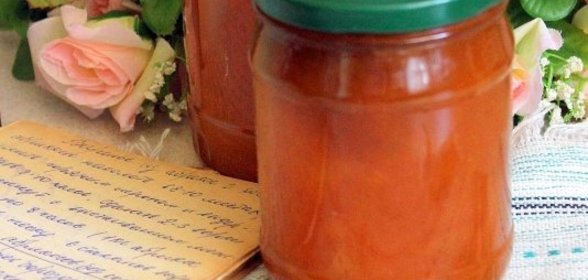 Густое абрикосовое варенье без косточек