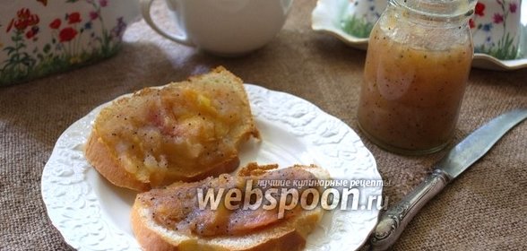 Грушевое варенье с маком в хлебопечке