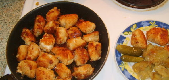 Детские куриные рулетики