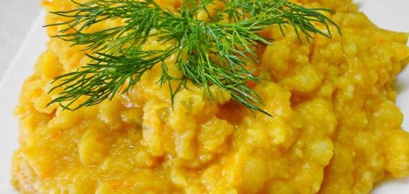 Гороховая каша в мультиварке