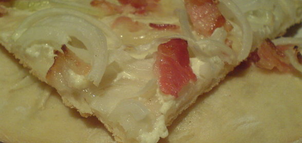 Тарт фламбе (tarte flambée) или Пылающий пирог