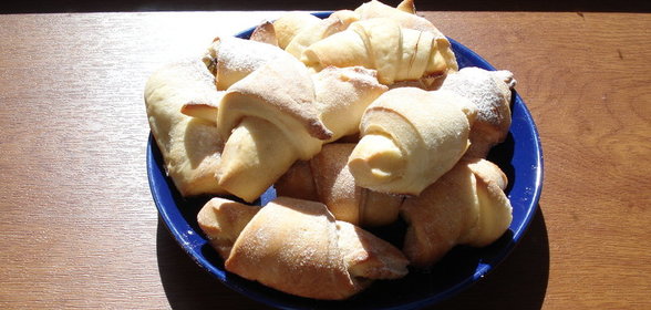 рогалики с вареньем из киви