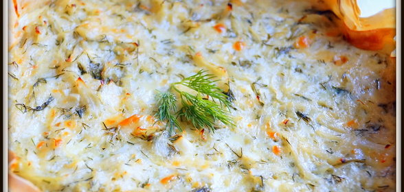 Капустный пирог на хлебной лепёшке или «Бабушкины пирожки с капустой» на новый лад. Тест-драйв