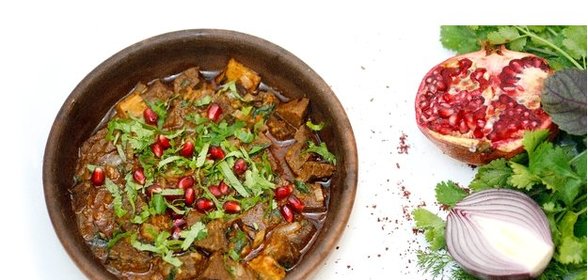 Куриная печень по-грузински