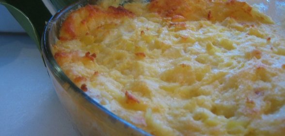 И снова запеканка - картофельная с двумя видами рыбы и шпинатом