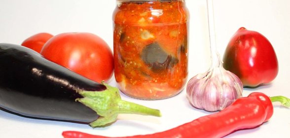 Лечо из баклажанов и шампиньонов. Заготовки на зиму