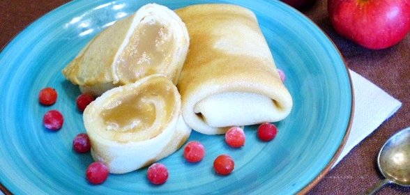 Блинчики с повидлом