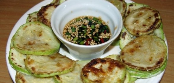 Жареные кабачки по-корейски