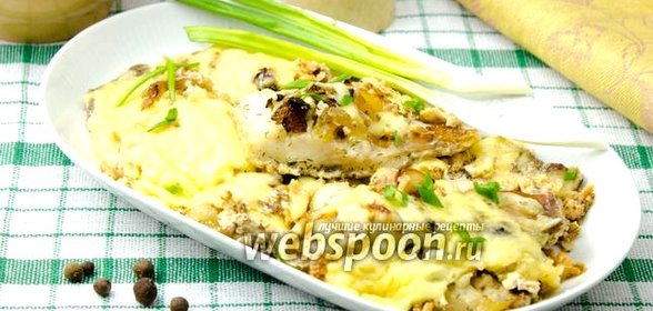 Пеленгас запечённый под сыром