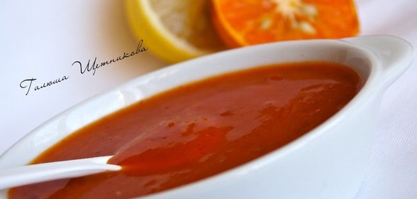 острый кисло-сладкий соус