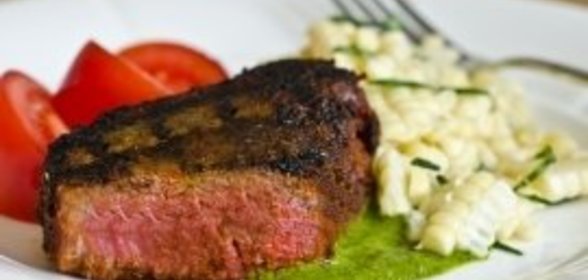 Американская Говяжья вырезка с соусом Чимичурри