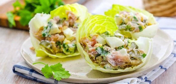 Тартар из копченой скумбрии